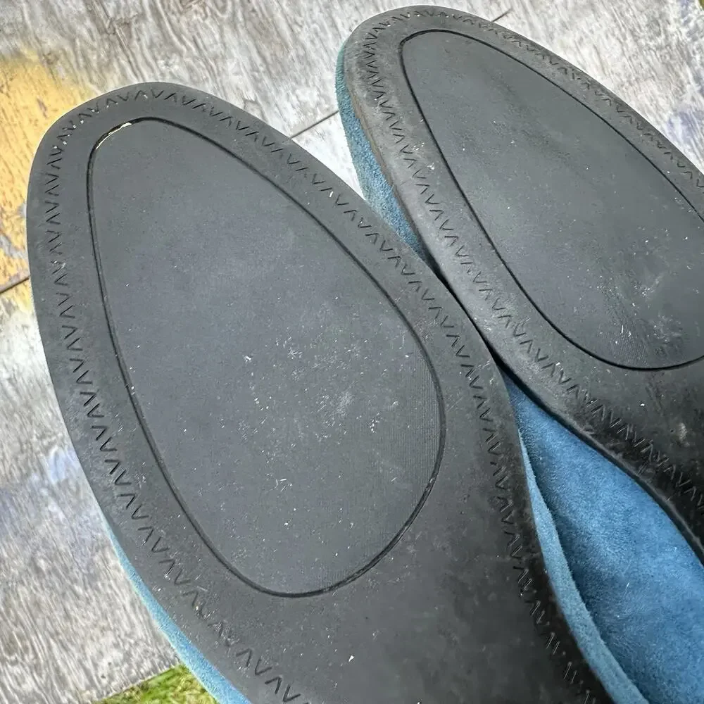 Vionic Willa Blue Suede Slip On Loafer Women’s 8 US - BP